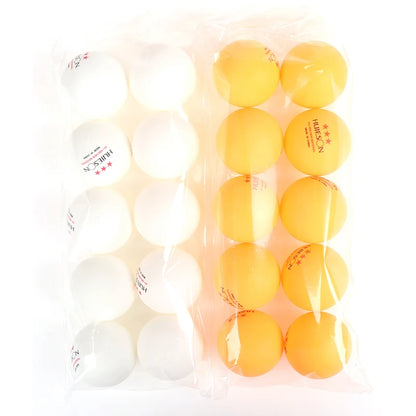 3-Star ABS Table Tennis Balls 40+mm — 10pcs Training Pack