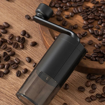 Gingira Portable Manual Coffee Grinder – Adjustable Ceramic Burr, Hand Crank | Home, Outdoor & Travel