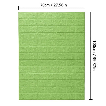 3D Brick Pattern Self-Adhesive Wallpaper 70cm — Waterproof Peel & Stick