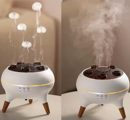 Zoeydam Jellyfish Humidifier & Aroma Diffuser – 250ml, 7-Color LED, Remote Control, Timer | EU / US / UK Plug