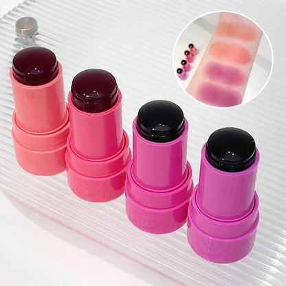 SAKSRAAR 2-in-1 Lip & Cheek Blush Stick – Color-Changing, Brightening, Natural Finish | 7g | Shades 01–04