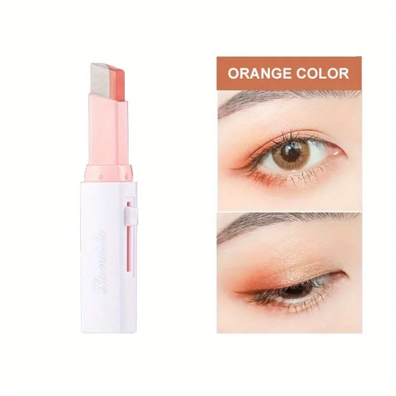 Two-Color Gradient Eyeshadow Stick – 3D Natural Finish, Long-Lasting | Single Shades 01–06 | 3pcs & 6pcs Sets