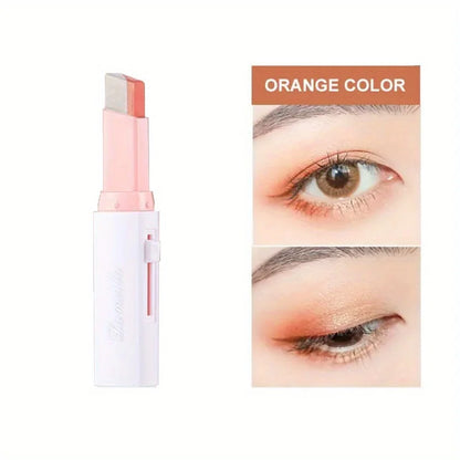 Two-Color Gradient Eyeshadow Stick – 3D Natural Finish, Long-Lasting | Single Shades 01–06 | 3pcs & 6pcs Sets