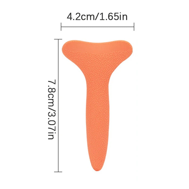Silicone Mascara Shield & Eyelash Applicator Guard – Lash Stopper, Eyeliner Helper | Reusable | Green / Orange / Purple / Black