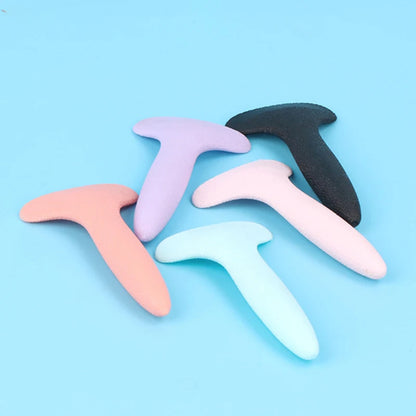 Silicone Mascara Shield & Eyelash Applicator Guard – Lash Stopper, Eyeliner Helper | Reusable | Green / Orange / Purple / Black