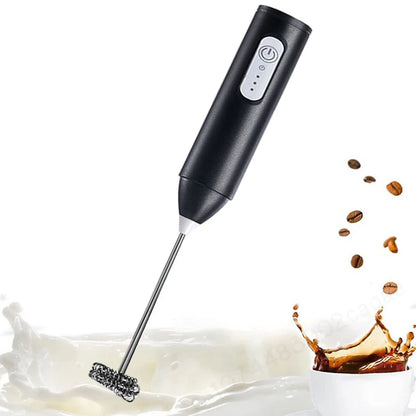 USB-C Rechargeable Milk Frother – 7000 RPM Handheld Electric Whisk for Coffee, Cappuccino & Matcha