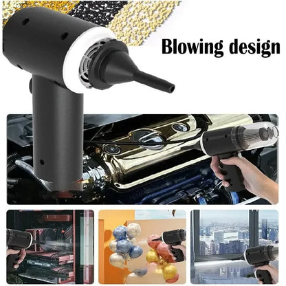 携帯用ワイヤレス車載掃除機 9000Pa — USB充電式