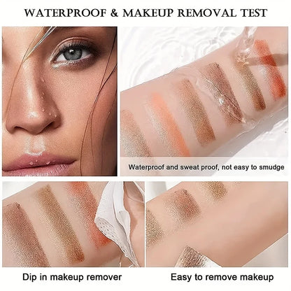 Two-Color Gradient Eyeshadow Stick – 3D Natural Finish, Long-Lasting | Single Shades 01–06 | 3pcs & 6pcs Sets