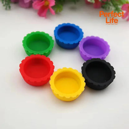 Silicone Beer Bottle Caps — Candy Colors, 2 / 5 / 6 / 12 / 24 Pcs