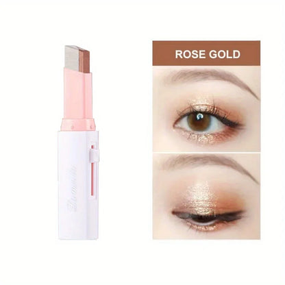 Two-Color Gradient Eyeshadow Stick – 3D Natural Finish, Long-Lasting | Single Shades 01–06 | 3pcs & 6pcs Sets